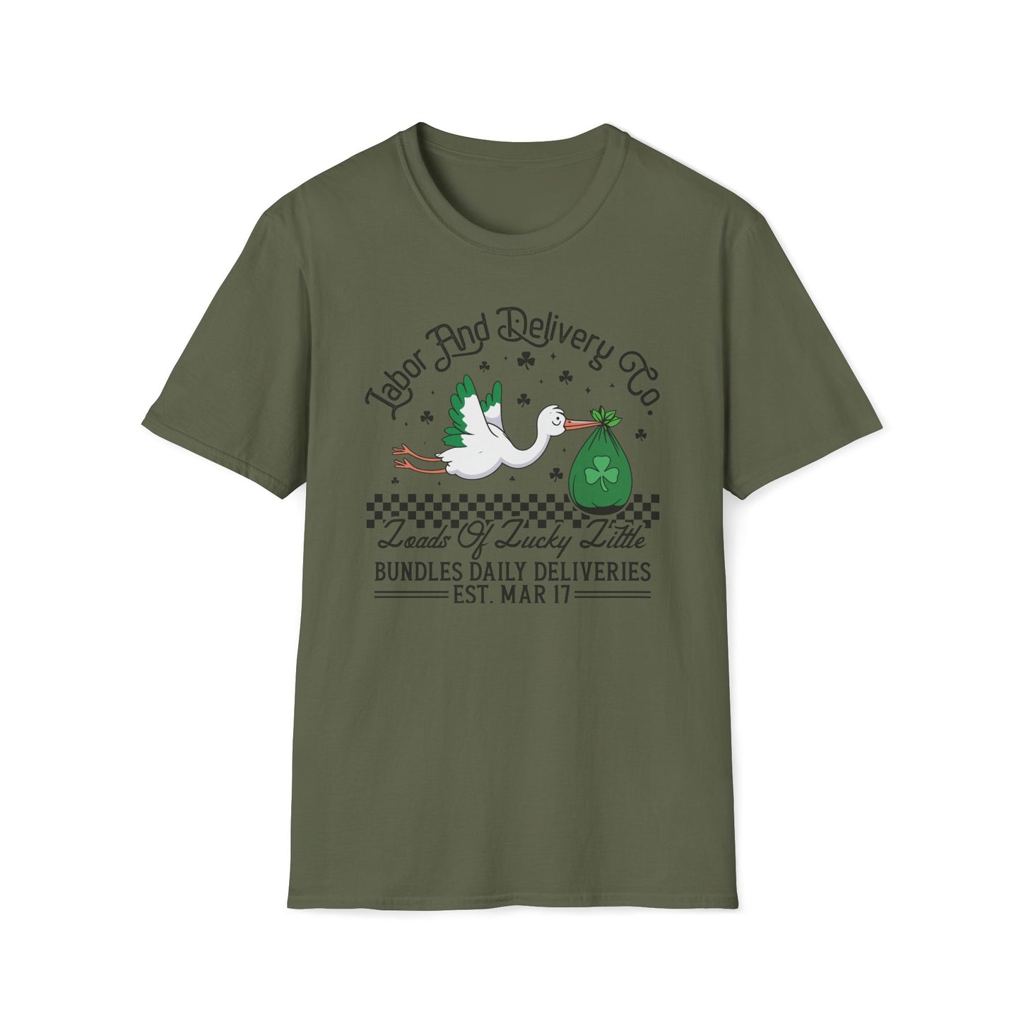 St. Patty Day LD Nurse Unisex Softstyle T-Shirt