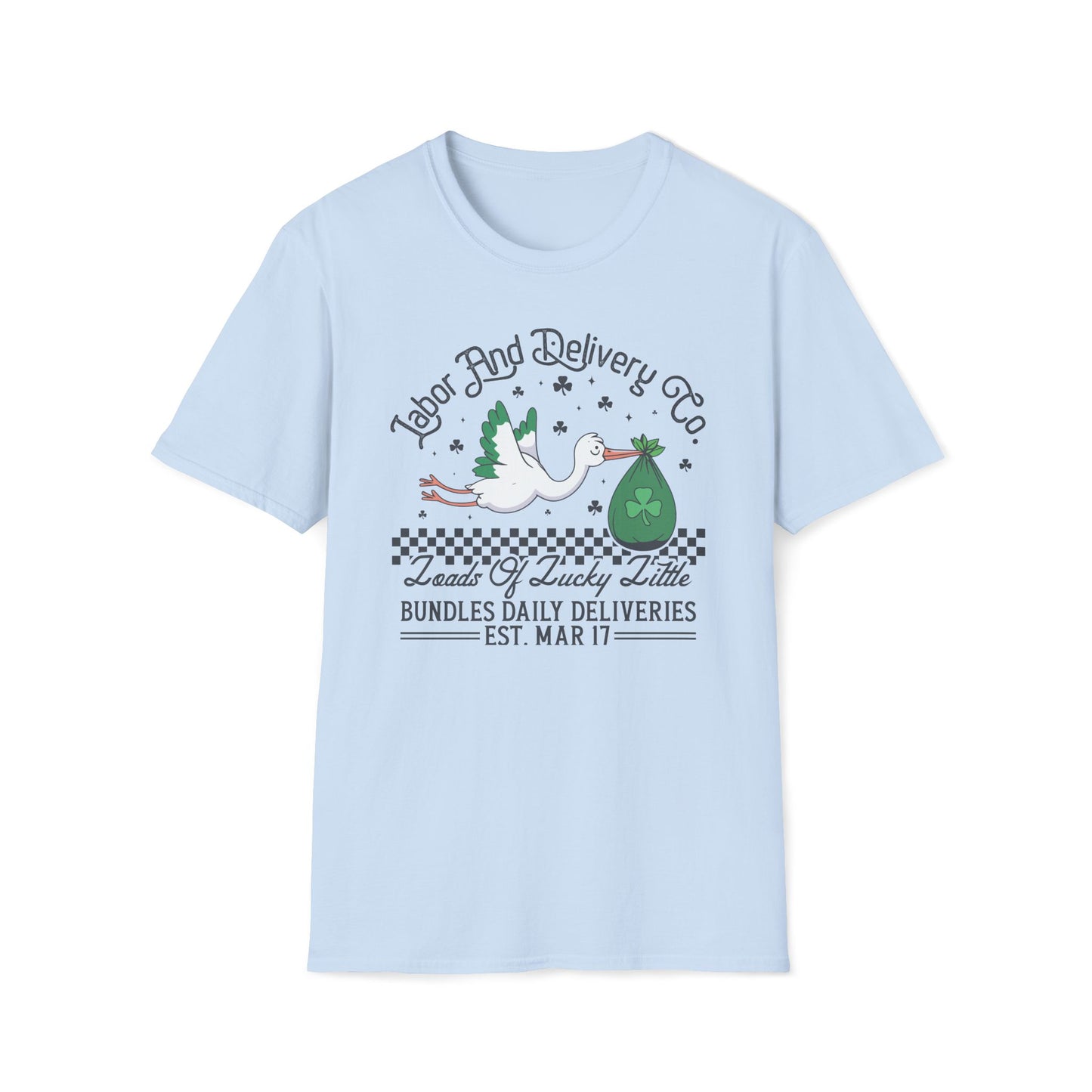 St. Patty Day LD Nurse Unisex Softstyle T-Shirt
