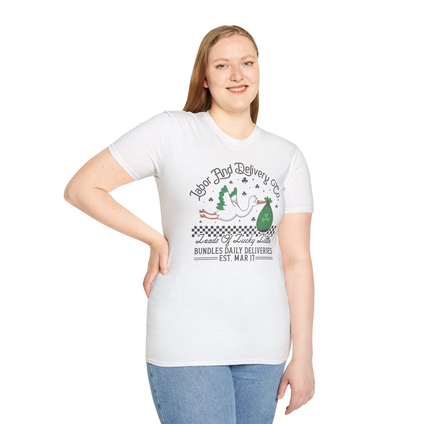 St. Patty Day LD Nurse Unisex Softstyle T-Shirt