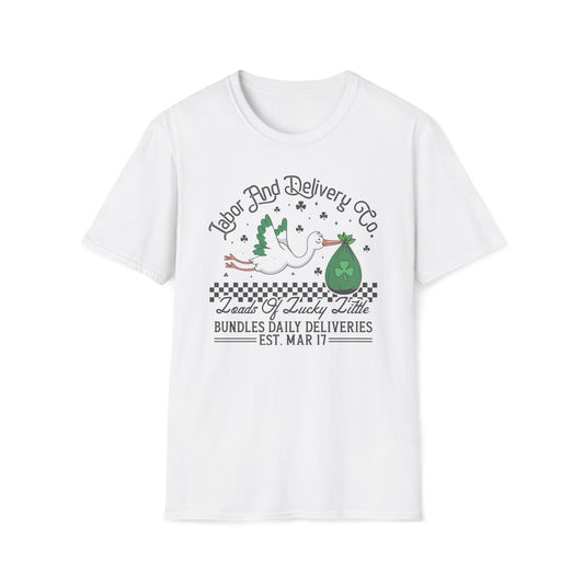 St. Patty Day LD Nurse Unisex Softstyle T-Shirt